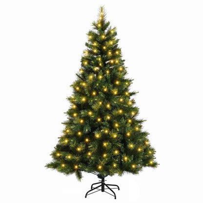 Artificial Christmas Tree Bauble LEDs Green