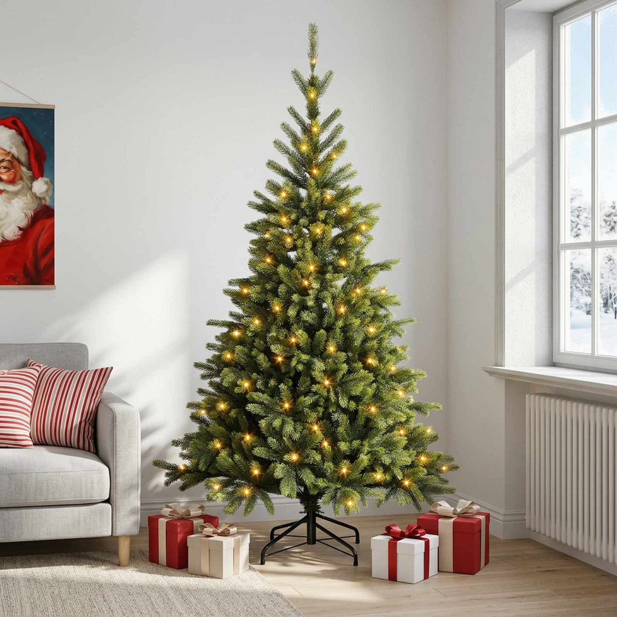 Artificial Christmas Tree Bauble LEDs
