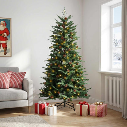 Artificial Hinged Christmas Tree LEDs Warm White
