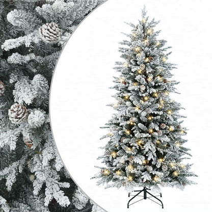 Artificial Hinged Christmas Tree LEDs Warm White