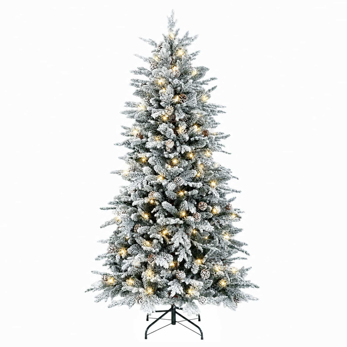 Artificial Hinged Christmas Tree LEDs Warm White