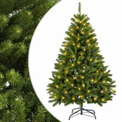 Artificial Christmas Tree with Bauble 120 cm Light green with 150 LEDs