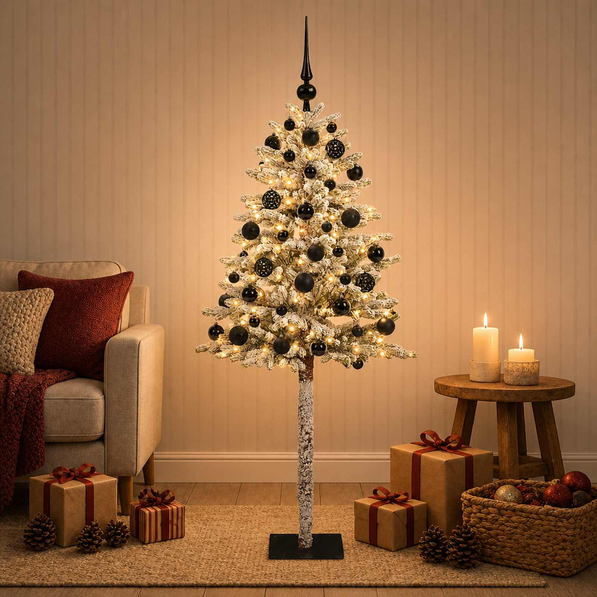 Artificial Christmas Tree Bauble LEDs