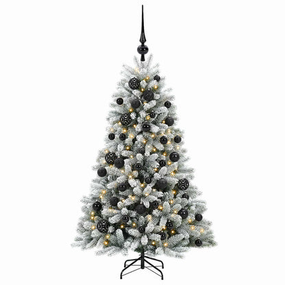 vidaXL Artificial Christmas Tree with Bauble 120 cm 150 LEDs 4