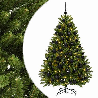 vidaXL Artificial Christmas Tree Light Green with Bauble 120 cm 2