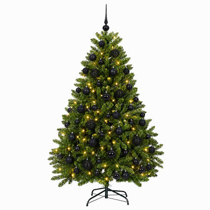 vidaXL Artificial Christmas Tree Light Green with Bauble 120 cm 4