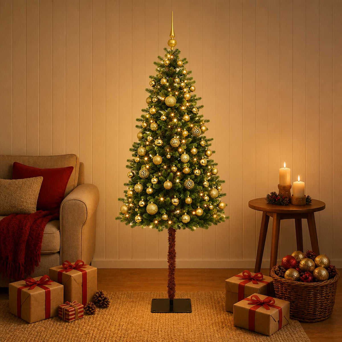 Artificial Christmas Tree Bauble LEDs
