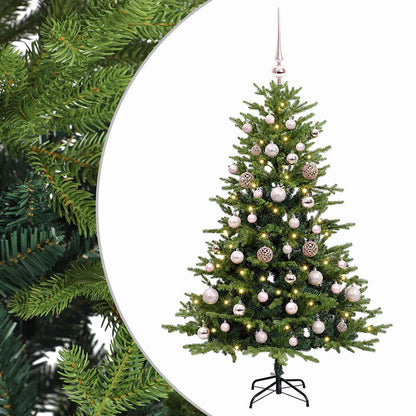 vidaXL Artificial Christmas Tree with Bauble 120 cm 150 LEDs 2