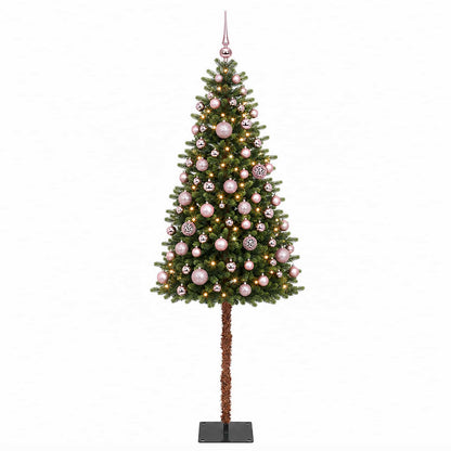 vidaXL Artificial Christmas Tree with Bauble 150 cm 150 LEDs 4