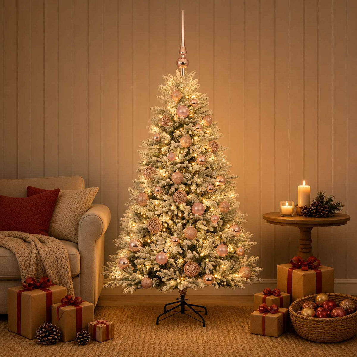 Artificial Christmas Tree Bauble LEDs