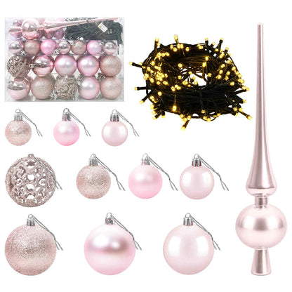 vidaXL Artificial Christmas Tree with Bauble 120 cm 150 LEDs 6