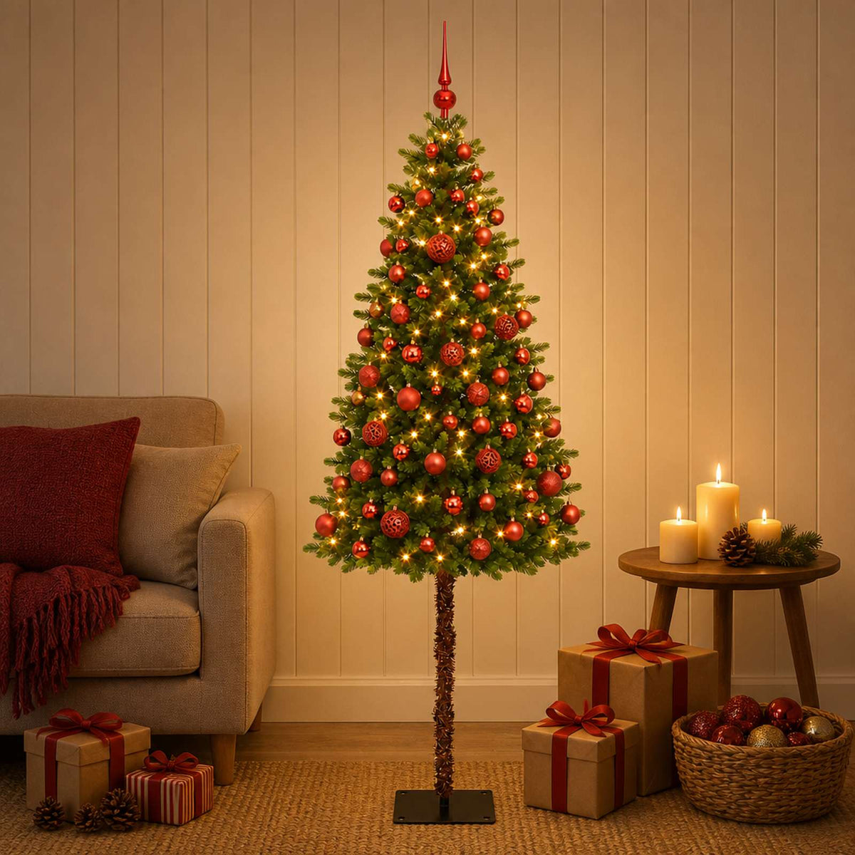 Artificial Christmas Tree Bauble LEDs