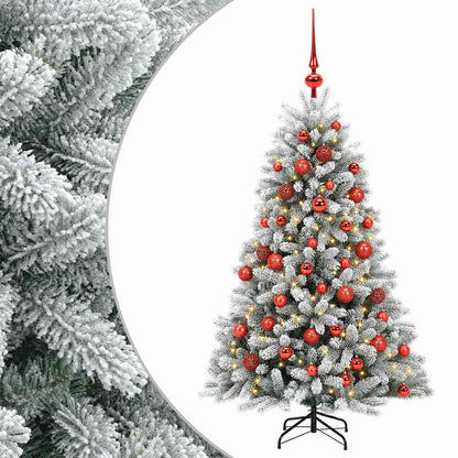 vidaXL Artificial Christmas Tree with Bauble 120 cm 150 LEDs 2