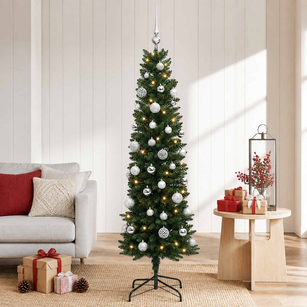 Artificial Slim Christmas Tree