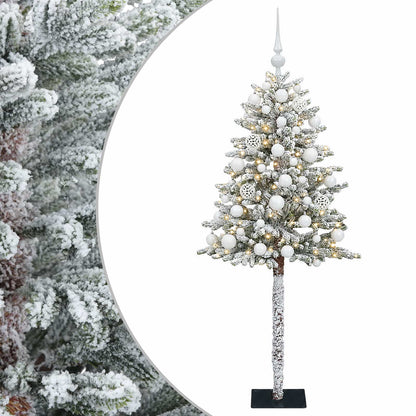 vidaXL Artificial Christmas Tree with Bauble 150 cm 150 LEDs 2