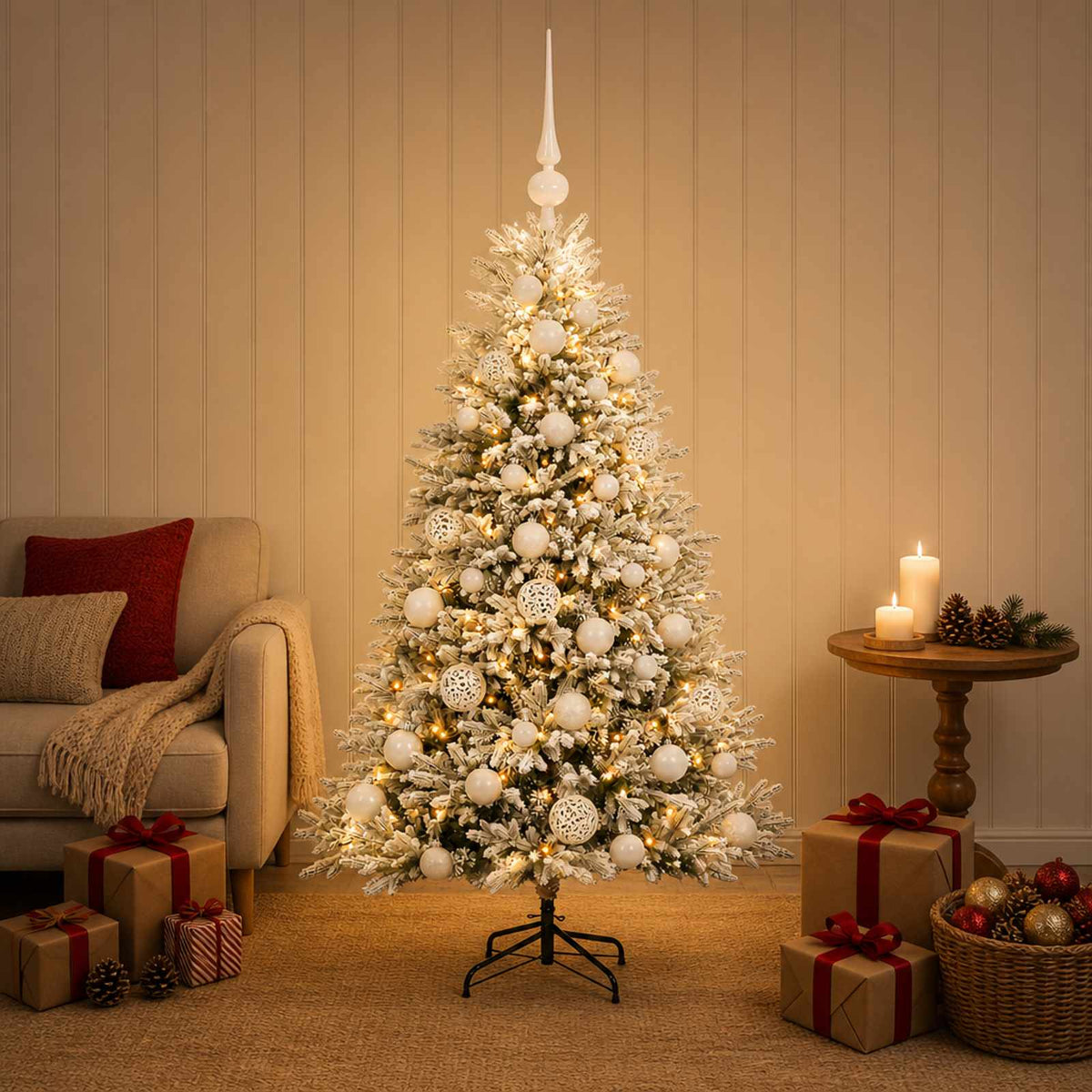 Artificial Christmas Tree Bauble LEDs