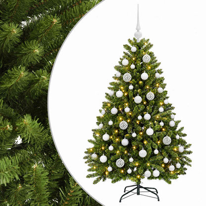 vidaXL Artificial Christmas Tree Light Green with Bauble 120 cm 2