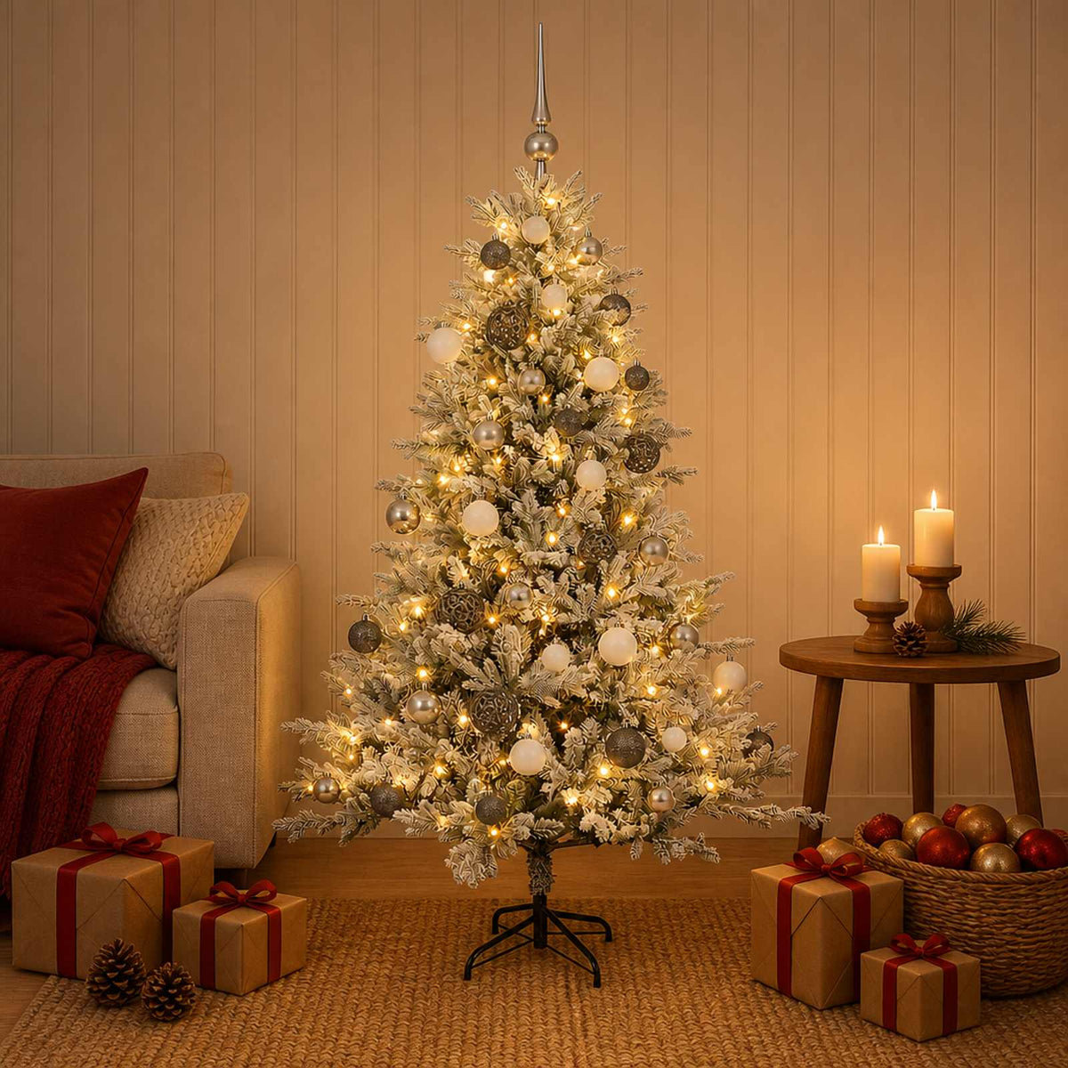 Artificial Christmas Tree Bauble LEDs