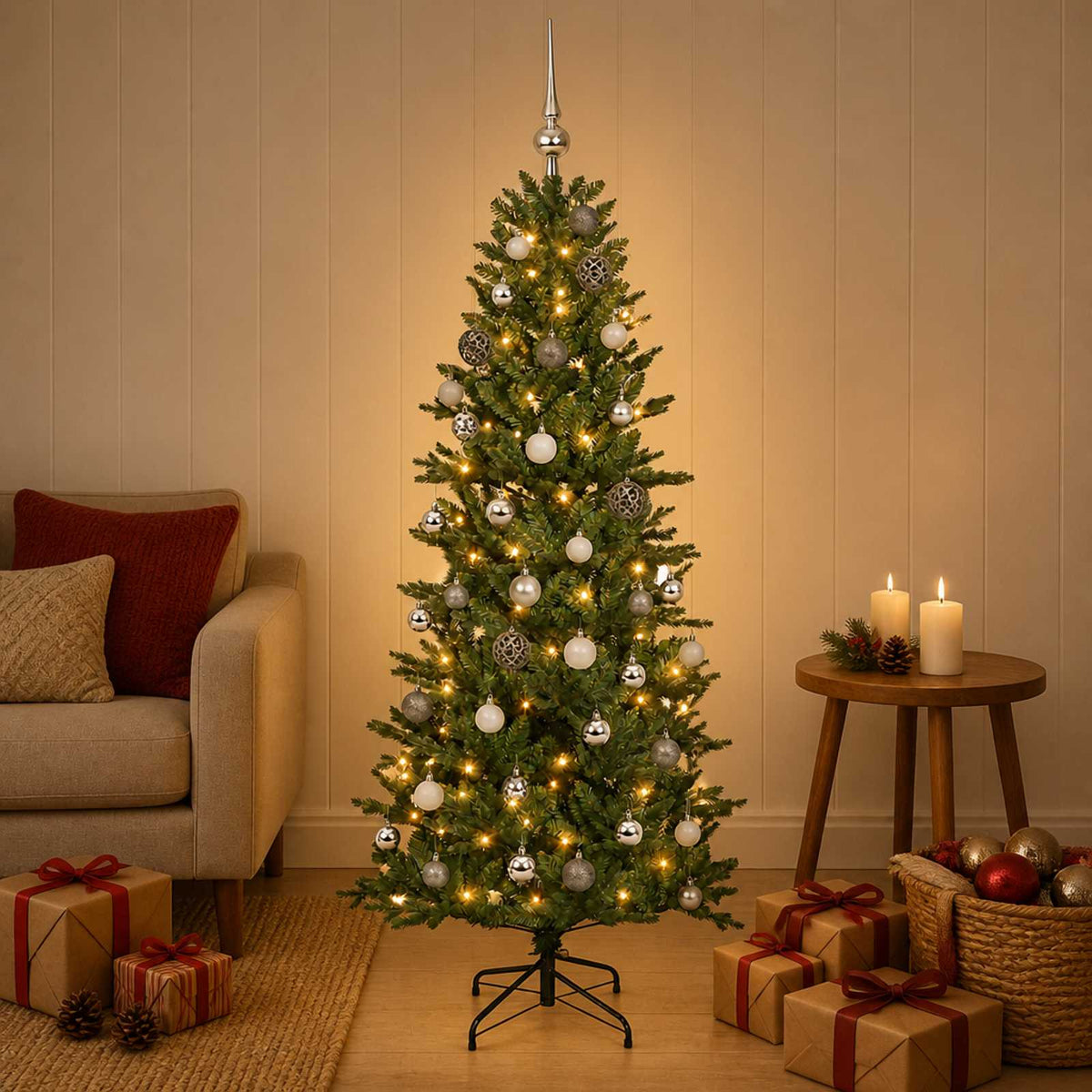 Artificial Christmas Tree Bauble LEDs