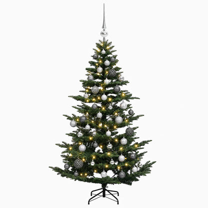 vidaXL Artificial Christmas Tree with Bauble 120 cm 150 LEDs 4