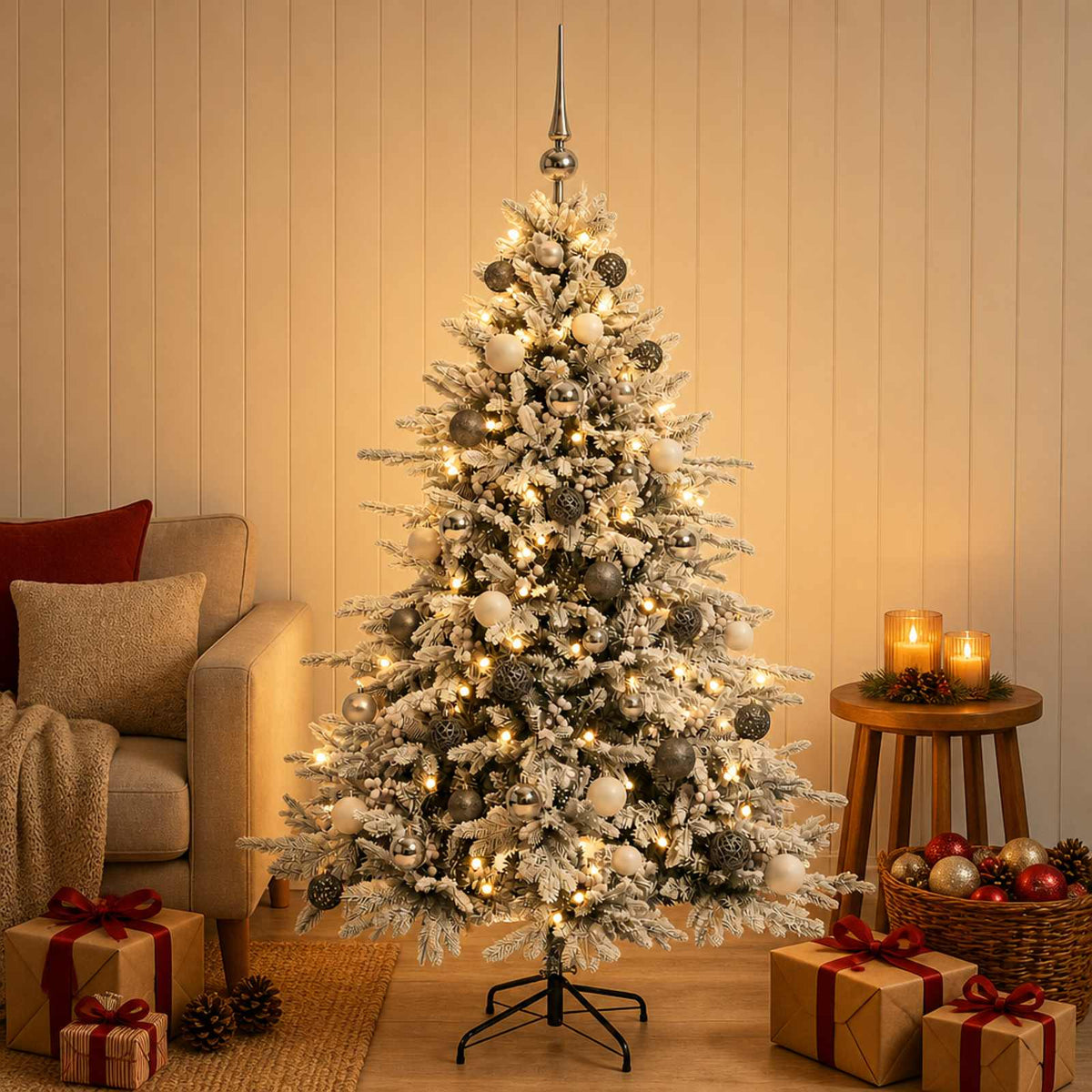 Artificial Christmas Tree Bauble LEDs