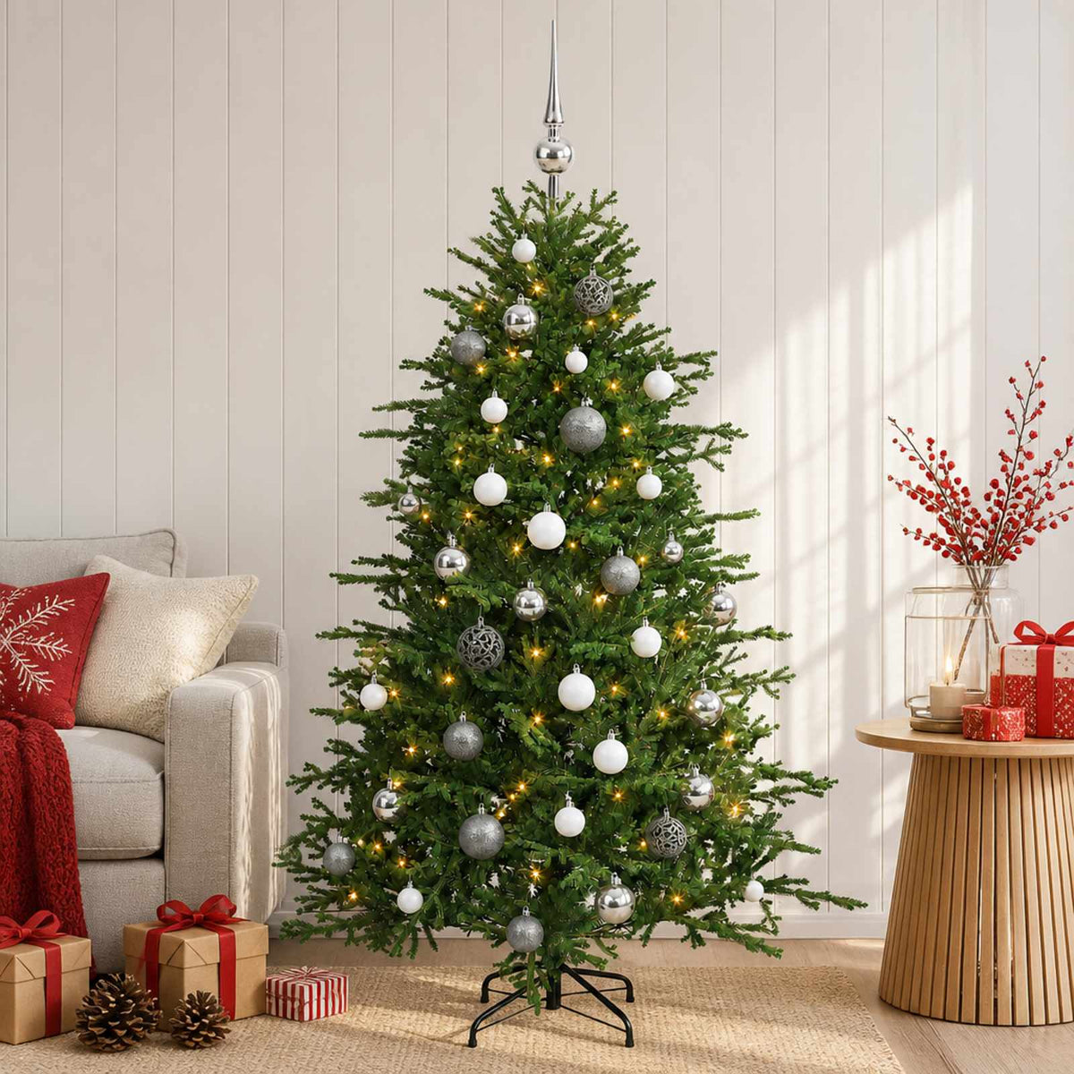 Artificial Christmas Tree Bauble LEDs