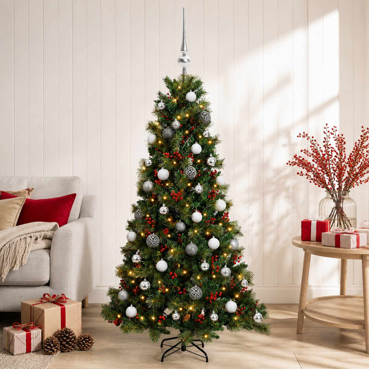 Artificial Christmas Tree Bauble LEDs