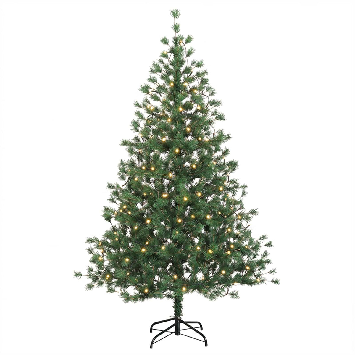 Artificial Christmas Tree Bauble LEDs Height