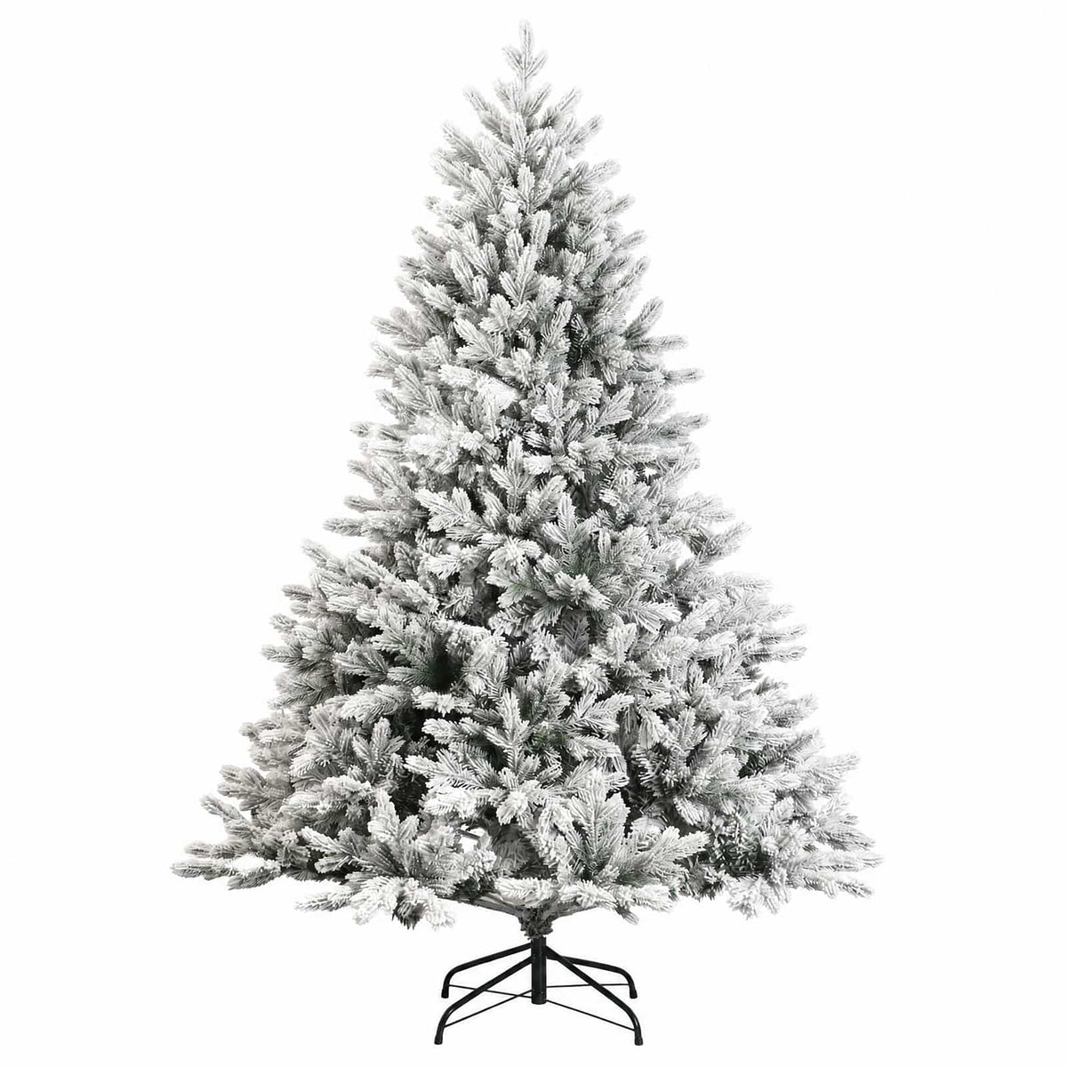 Artificial Hinged Christmas Tree 300 LEDs Warm White 180 cm