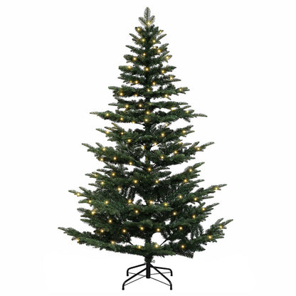 Artificial Christmas Tree Bauble LEDs Green Height