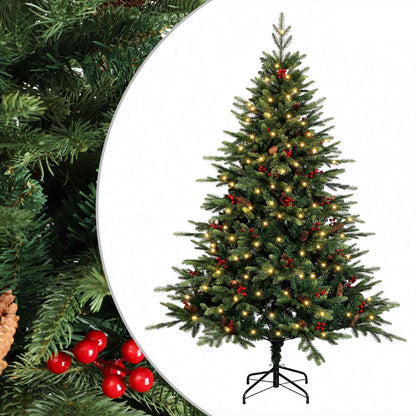 Artificial Christmas Tree Bauble LEDs Green