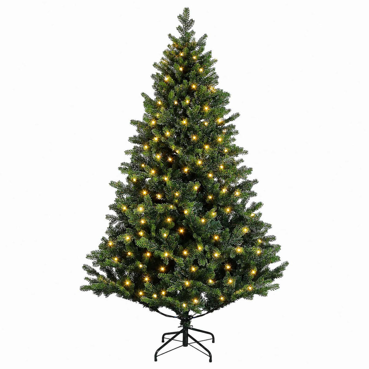 Artificial Christmas Tree Bauble LEDs Green