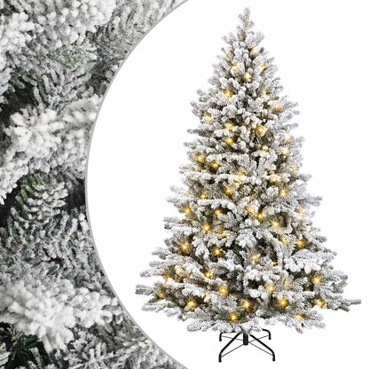 Artificial Christmas Tree Bauble LEDs Green White