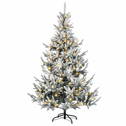 Artificial Christmas Tree Bauble LEDs Green White