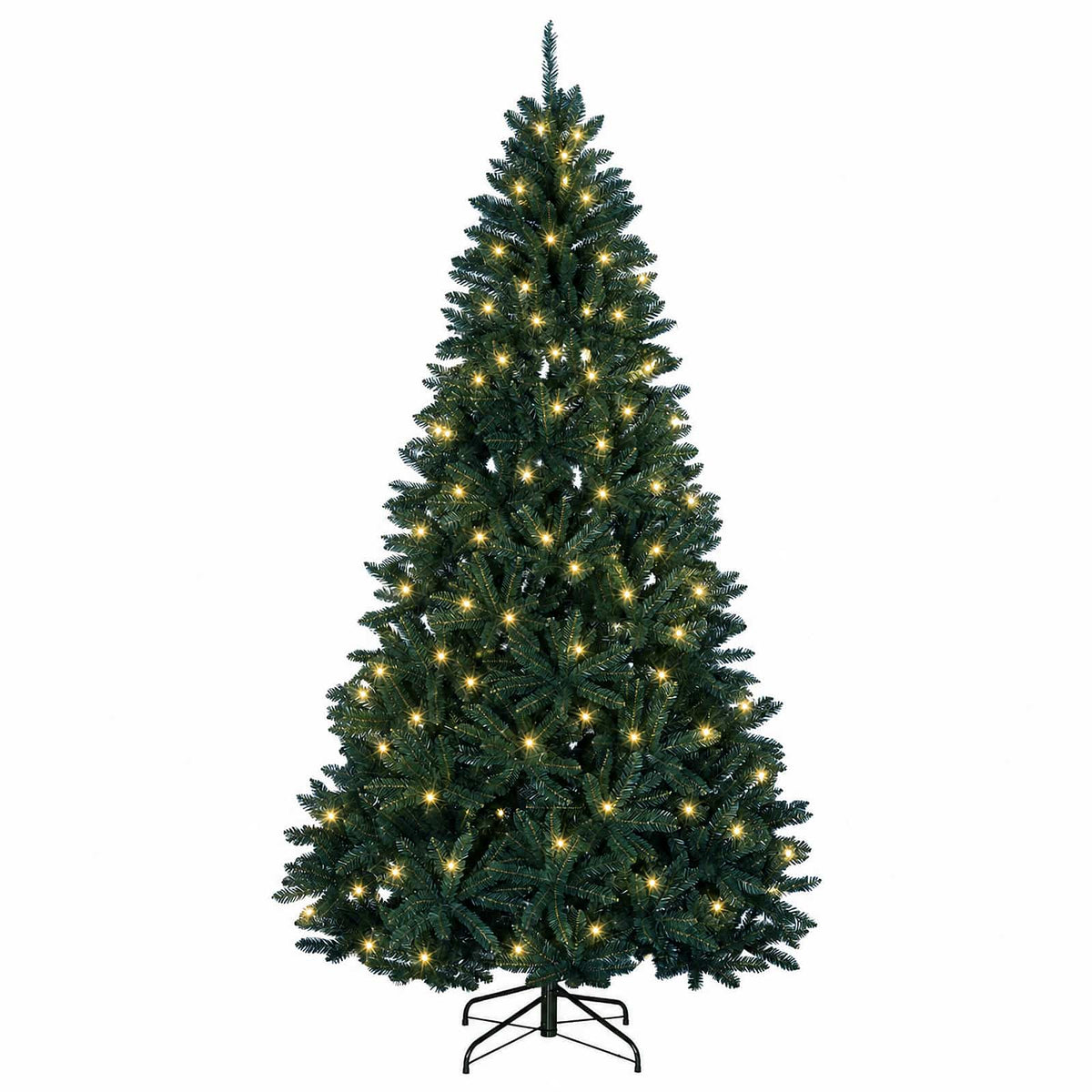 Artificial Christmas Tree Bauble Dark Green LEDs