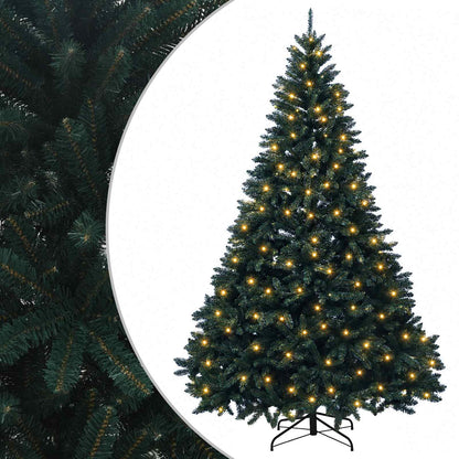 Artificial Christmas Tree Bauble Dark Green LEDs