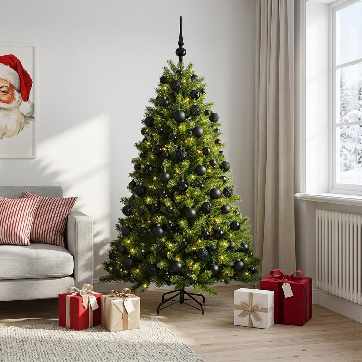 Artificial Christmas Tree Bauble LEDs