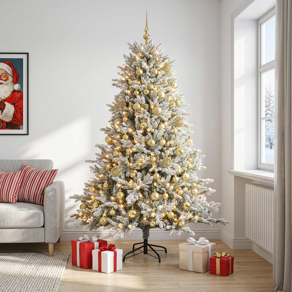 Artificial Christmas Tree Bauble LEDs
