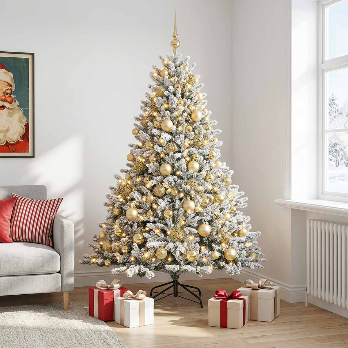 Artificial Christmas Tree Bauble LEDs