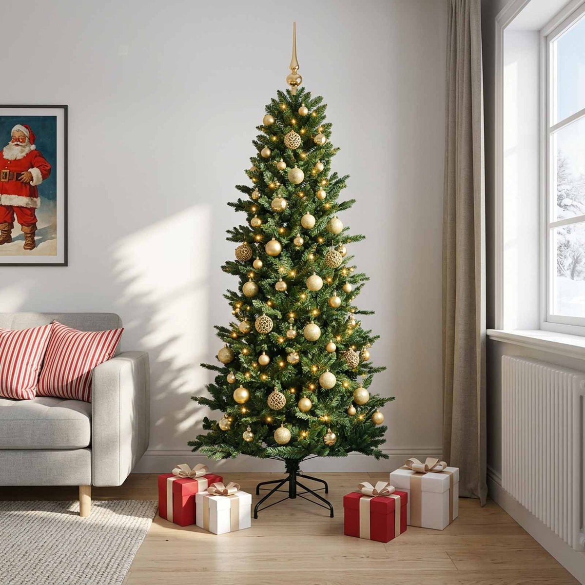 Artificial Christmas Tree Bauble LEDs