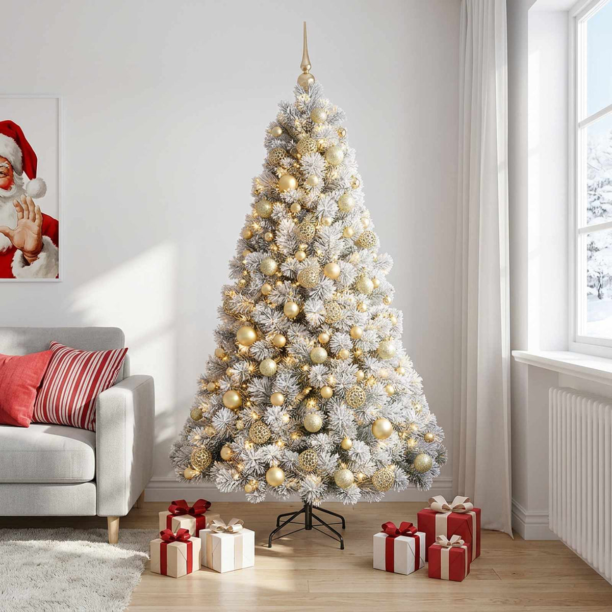 Artificial Christmas Tree Bauble LEDs