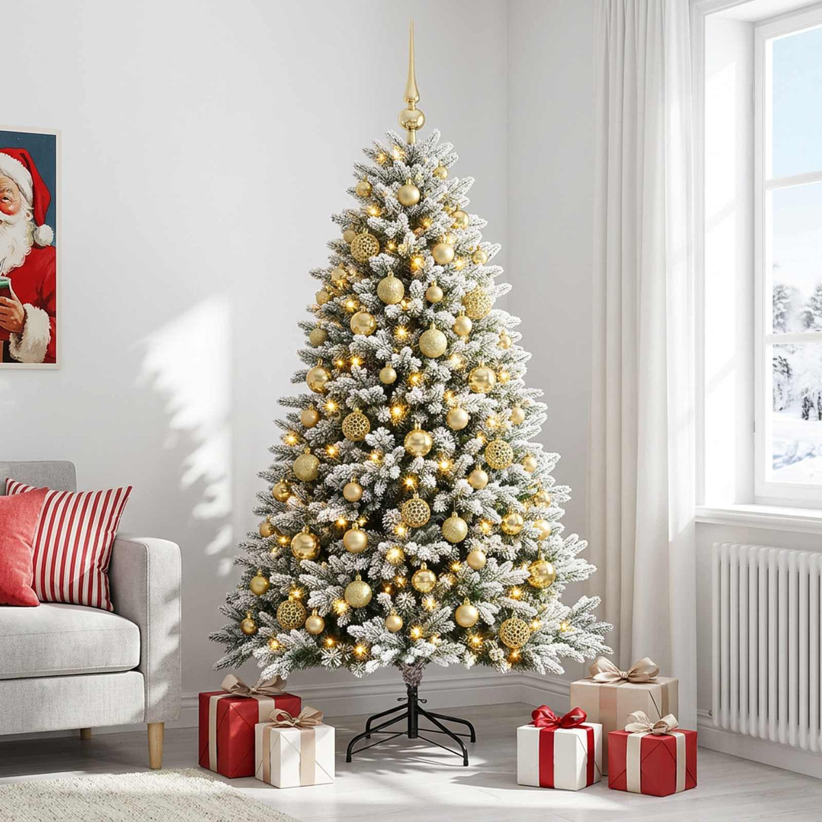 Artificial Christmas Tree Bauble LEDs