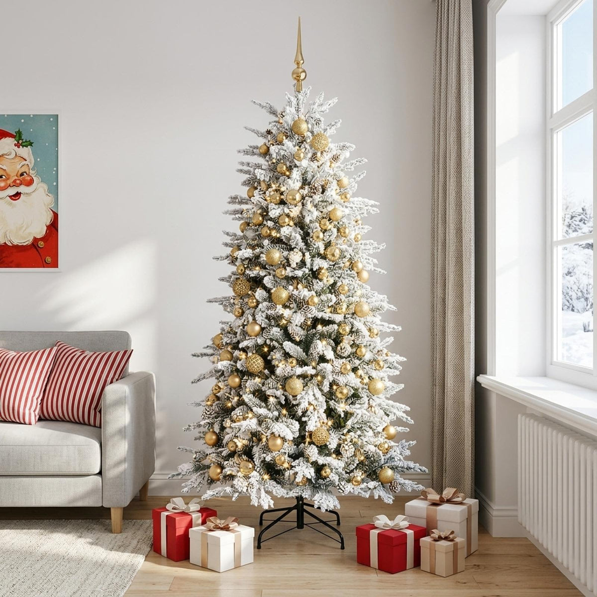 Artificial Christmas Tree Bauble LEDs
