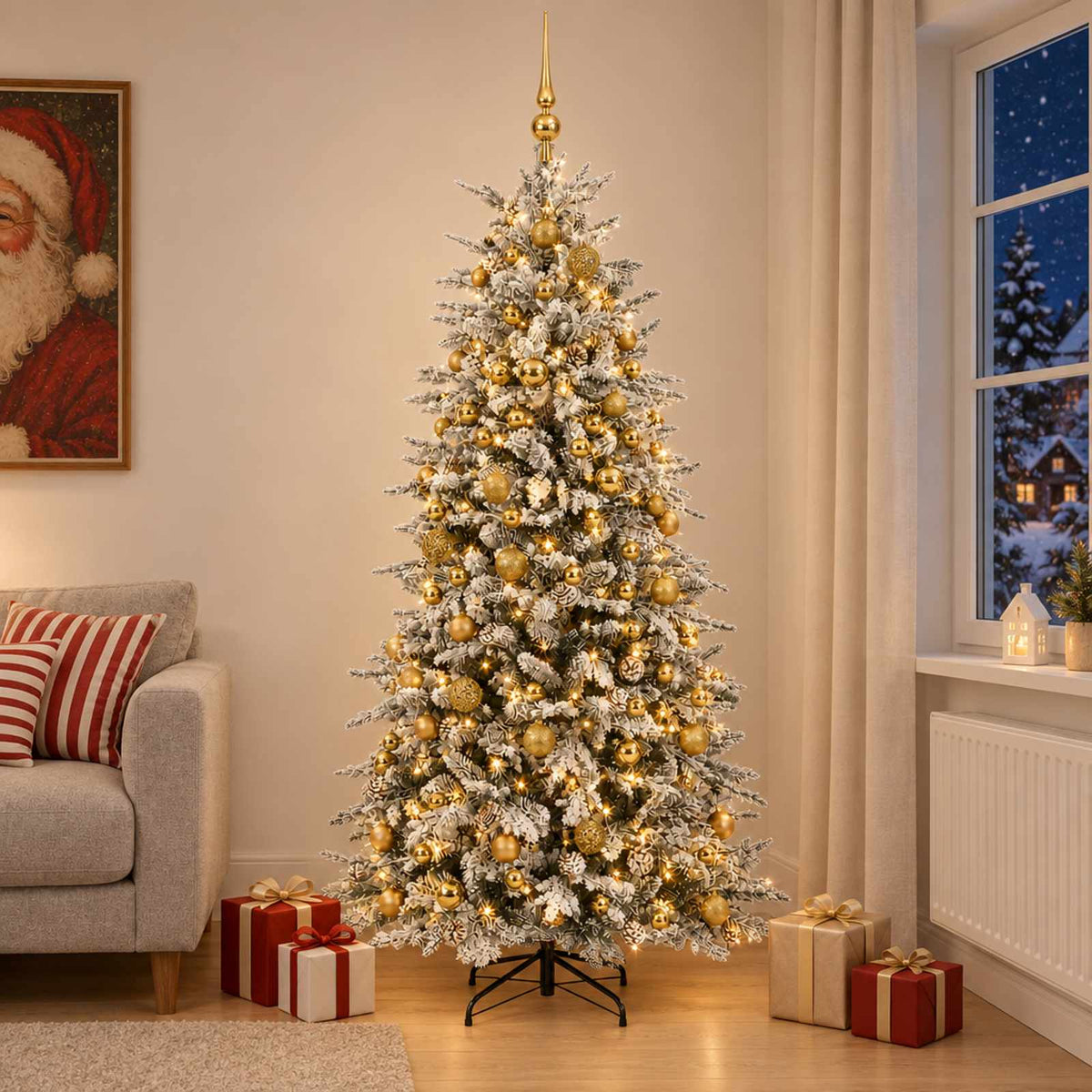 Artificial Christmas Tree Bauble LEDs