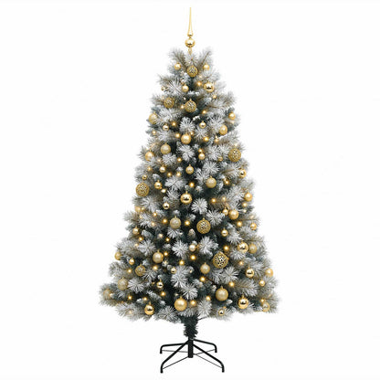 Artificial Hinged Christmas Tree Baubles LEDs