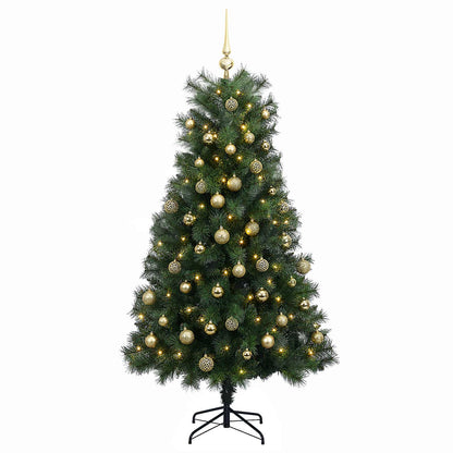 Artificial Hinged Christmas Tree Baubles LEDs