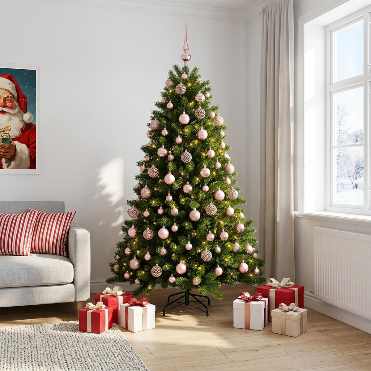 Artificial Christmas Tree Bauble LEDs