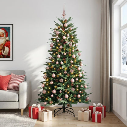 Artificial Hinged Christmas Tree LEDs Warm White