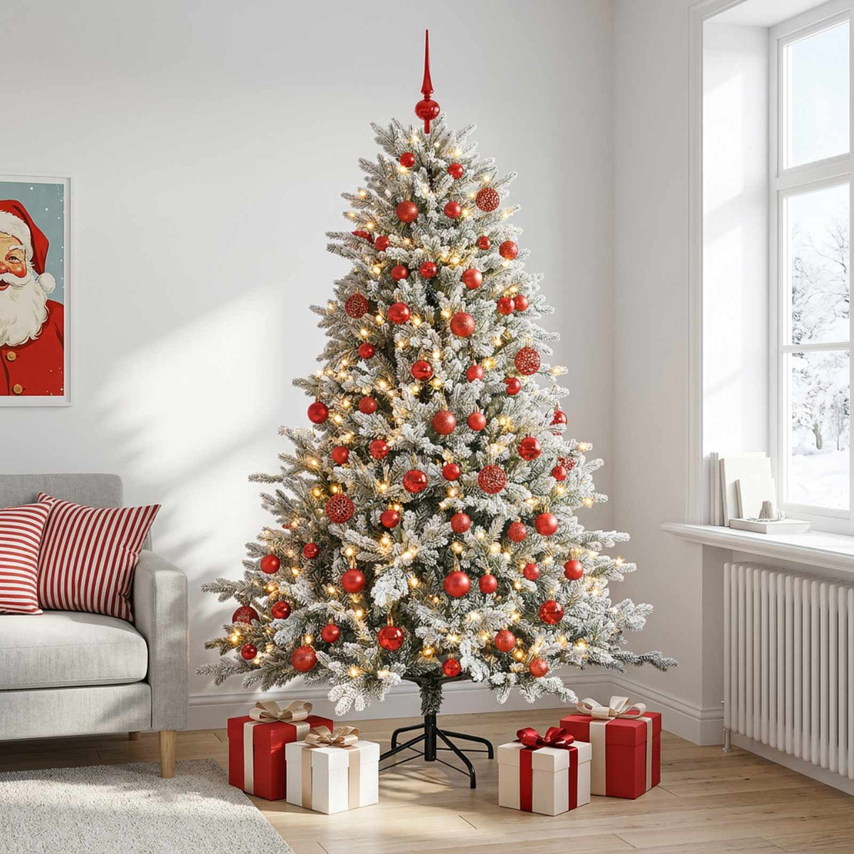 Artificial Christmas Tree Bauble LEDs