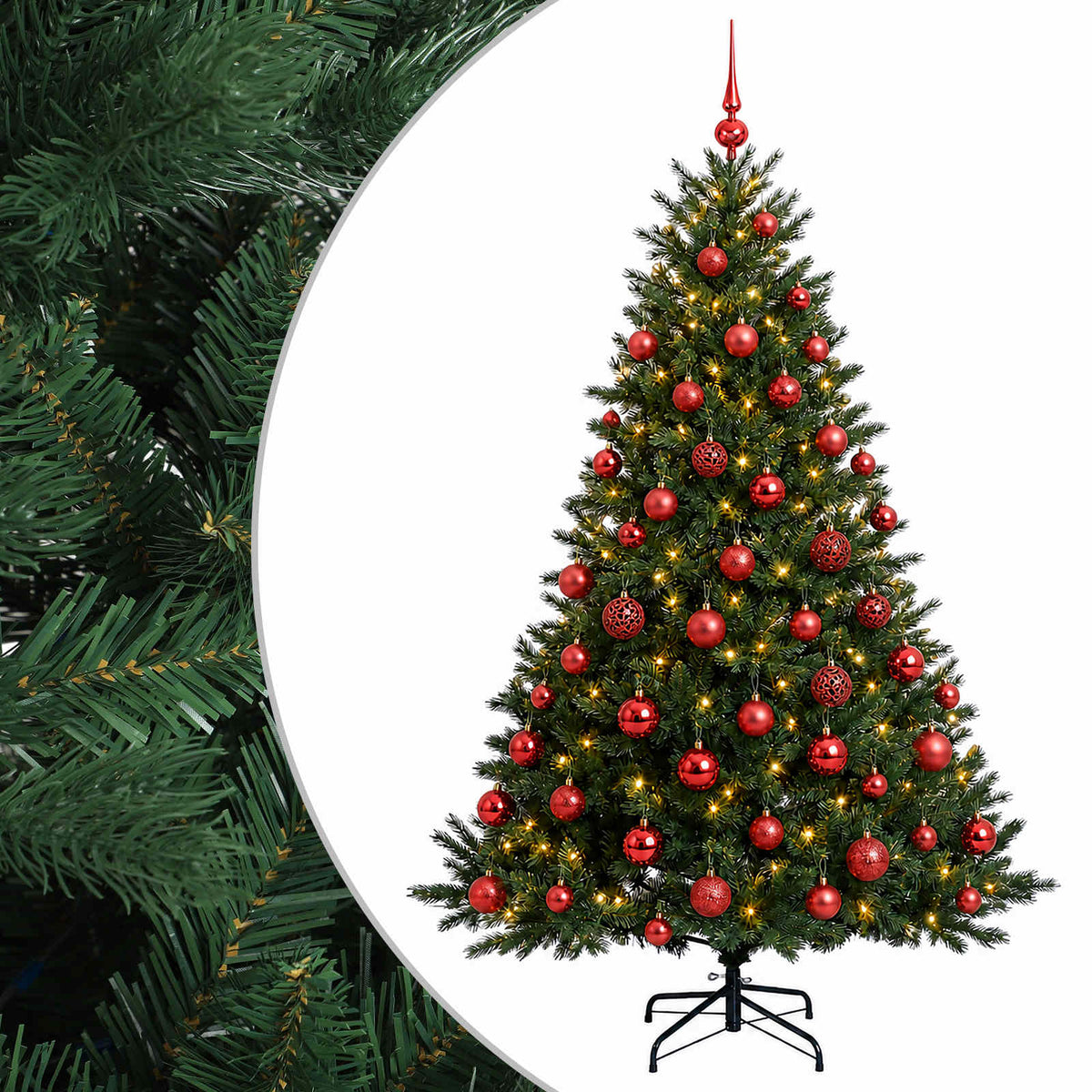 Artificial Christmas Tree Bauble LEDs